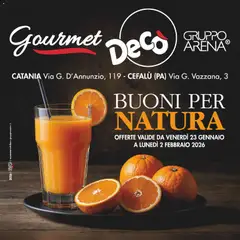 Anteprima dell'opuscolo Volantino Gourmet - Sicilia dal negozio Decò valido da 23/01/2026