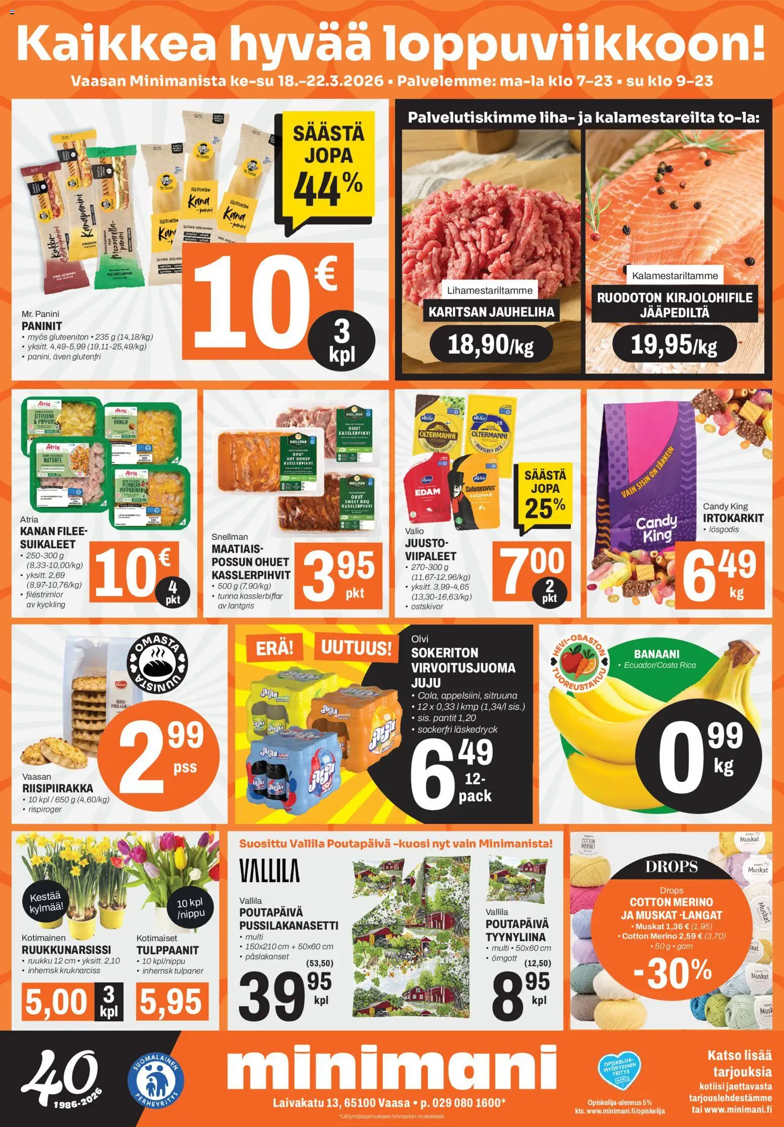Kaupan Minimani Minimani tarjoukset - Vaasa esikatselu, voimassa 18/03/2026