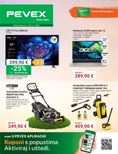 Pregled letka Pevex Katalog trgovine Pevex vrijedi od 03.04.2026