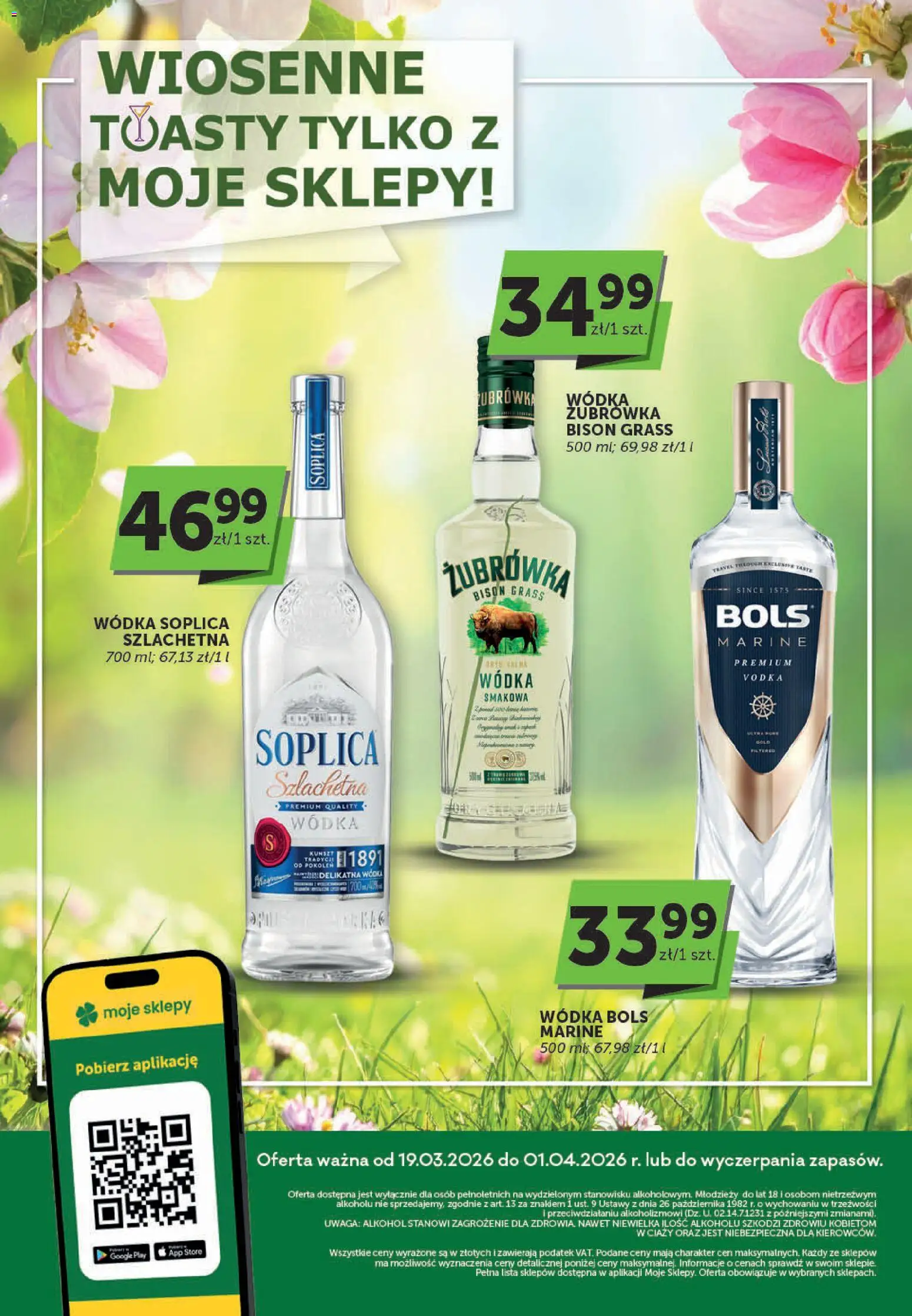 Pogląd gazetki "Euro Sklep gazetka - Katalog alkoholowy" ze sklepu Euro Sklep ważnej od 19.03.2026 - Alkohol, Wódka, Soplica, Żubrówka, Vodka, Wódka bols