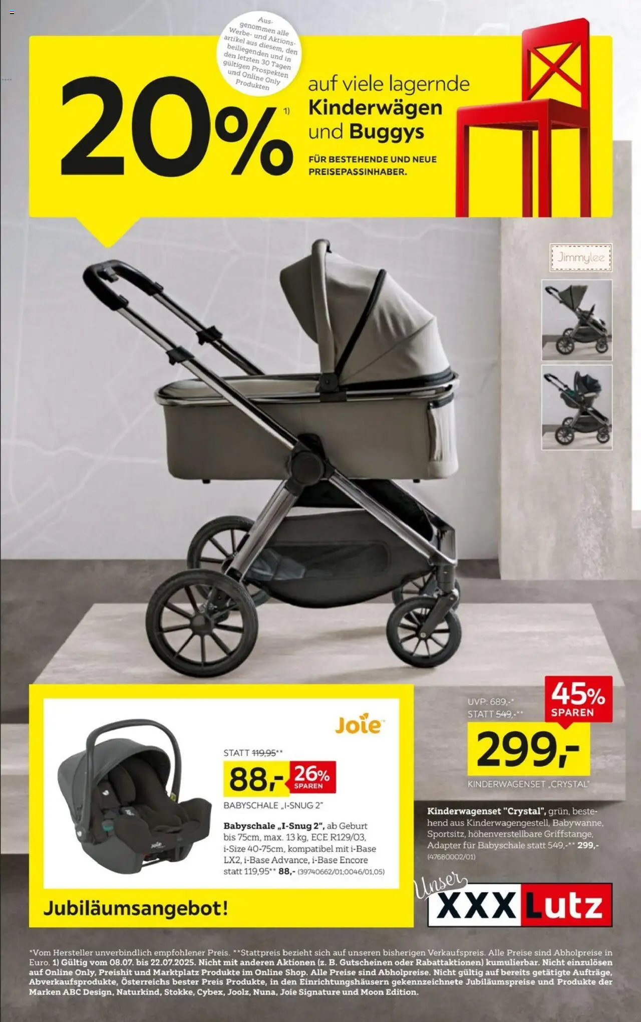  XXXLutz Kinderwägen und Buggys ab (08.07.2025 - 22.07.2025) - Seite 1