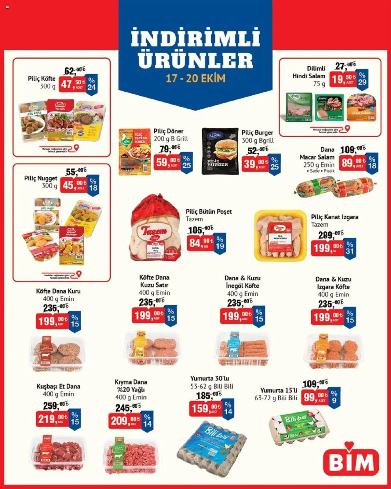BİM Katalog bu hafta (17 Ekim 2025) - Aktüel Broşür - Sayfa numarası 1