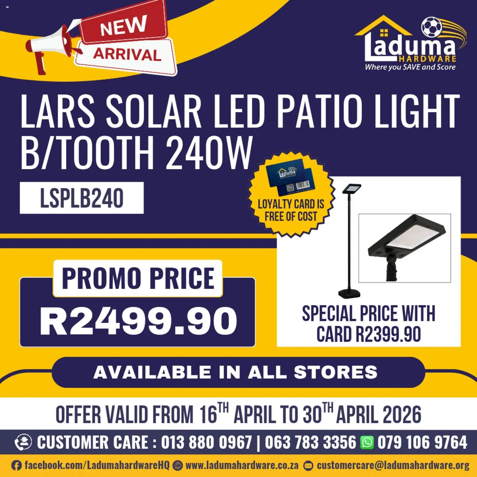Preview of Laduma Hardware flyer valid from 16/04/2026