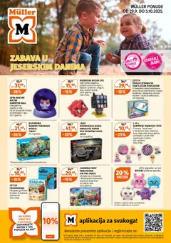 Pregled letka Ponuda igračaka trgovine Müller vrijedi od 26.09.2025
