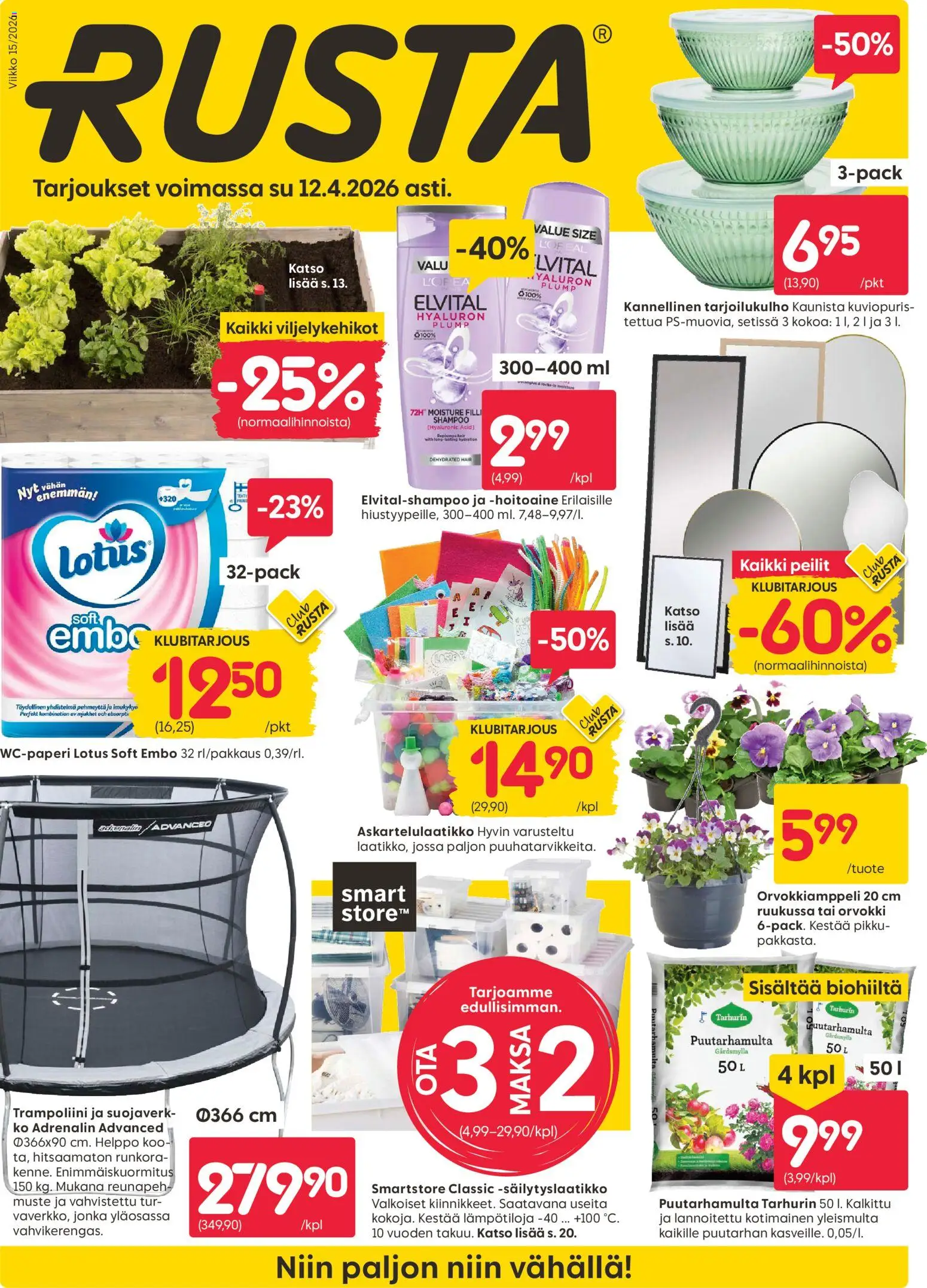 Kaupan Rusta Rusta tarjoukset esikatselu, voimassa 07/04/2026