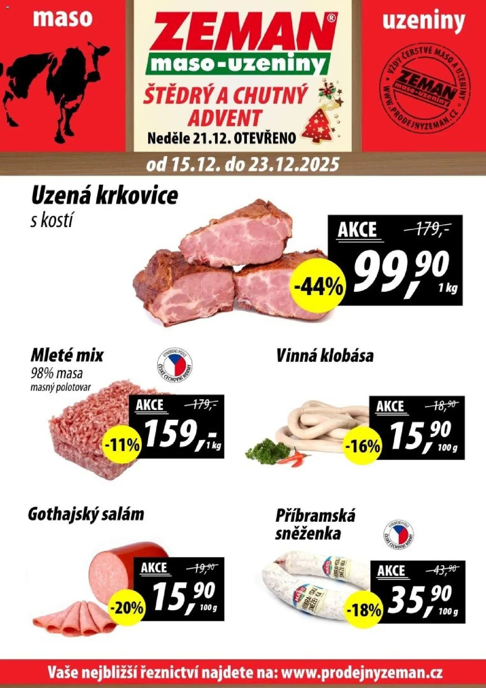 Náhled nabídky: Prodejny Zeman Leták - Plzeň platný od 15.12.2025