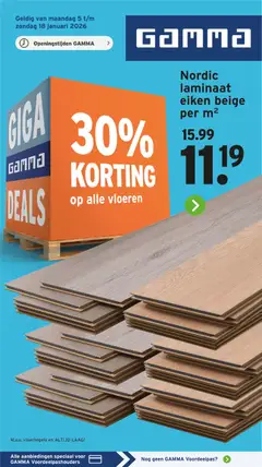Voorbeeld van Folder van winkel GAMMA geldig vanaf 05-01-2026
