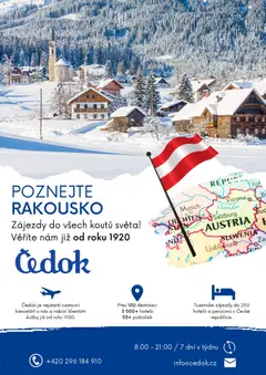 Náhled nabídky: Čedok Aktuální nabídka platný od 21.01.2026