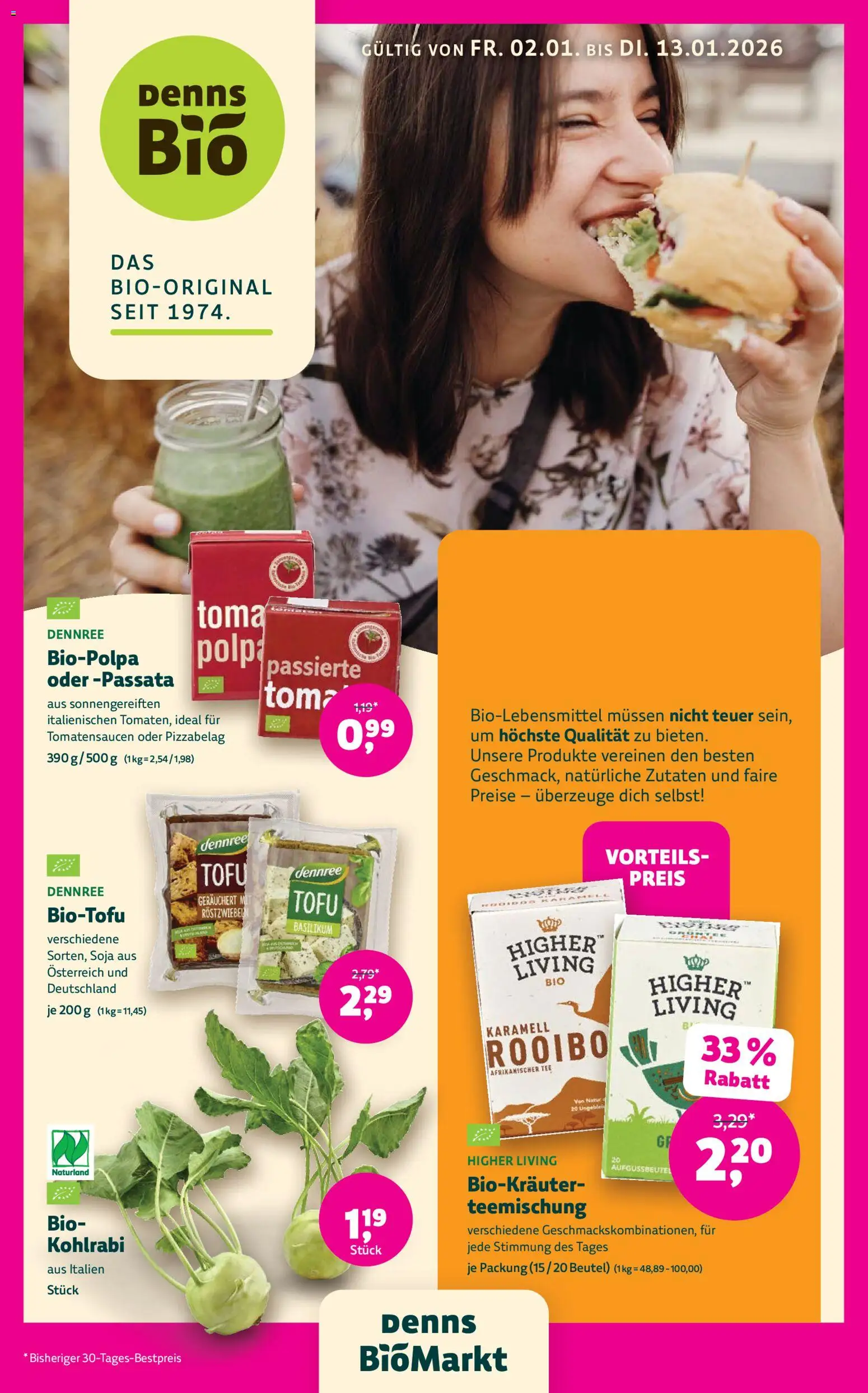 Vorschau der Angebote: Denns BioMarkt Angebote gültig ab 02.01.2025