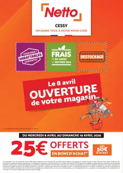 Prévisualisation de Netto - Découvrez votre magasin Cessy du magasin Netto formulaire valide 08/04/2026