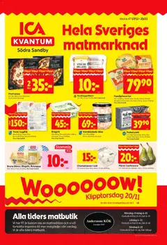 Förhandsgranska reklamblad Södra Sandby från butik ICA Kvantum gäller från 17/11/2025