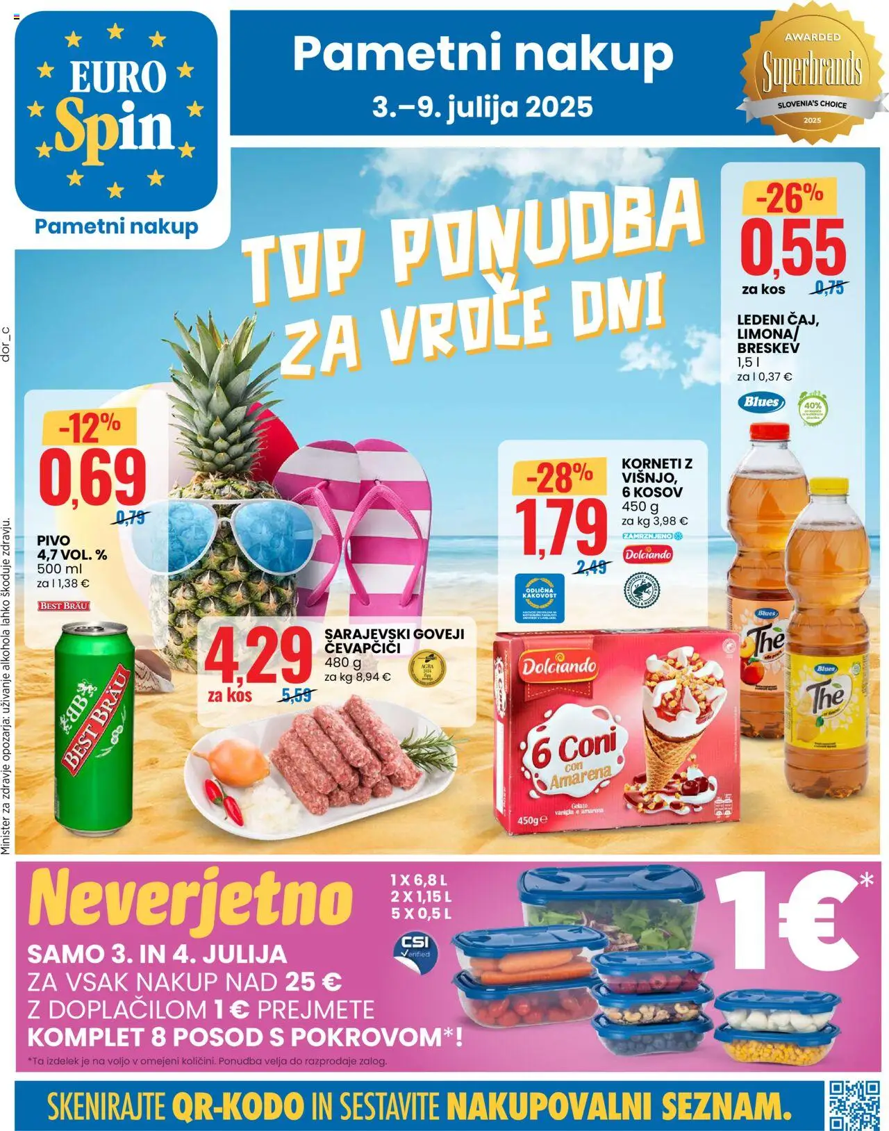 Eurospin Katalog od 03.07.2025 - aktualna ponudba - stran 1