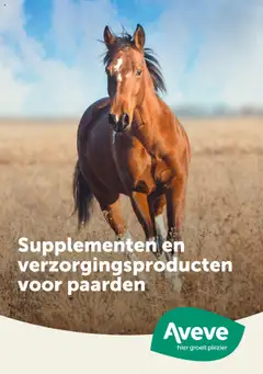 Voorbeeld van Paardensupplementen van winkel Aveve geldig vanaf 01/06/2023