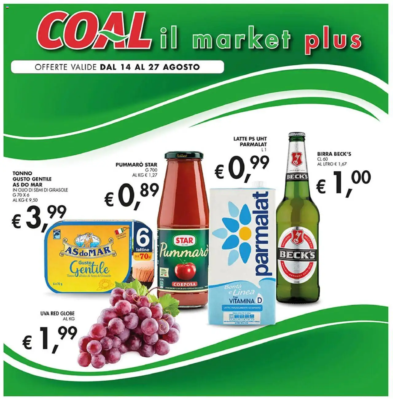 Volantino Coal valido da 14/08/2025 numero di pagina 1