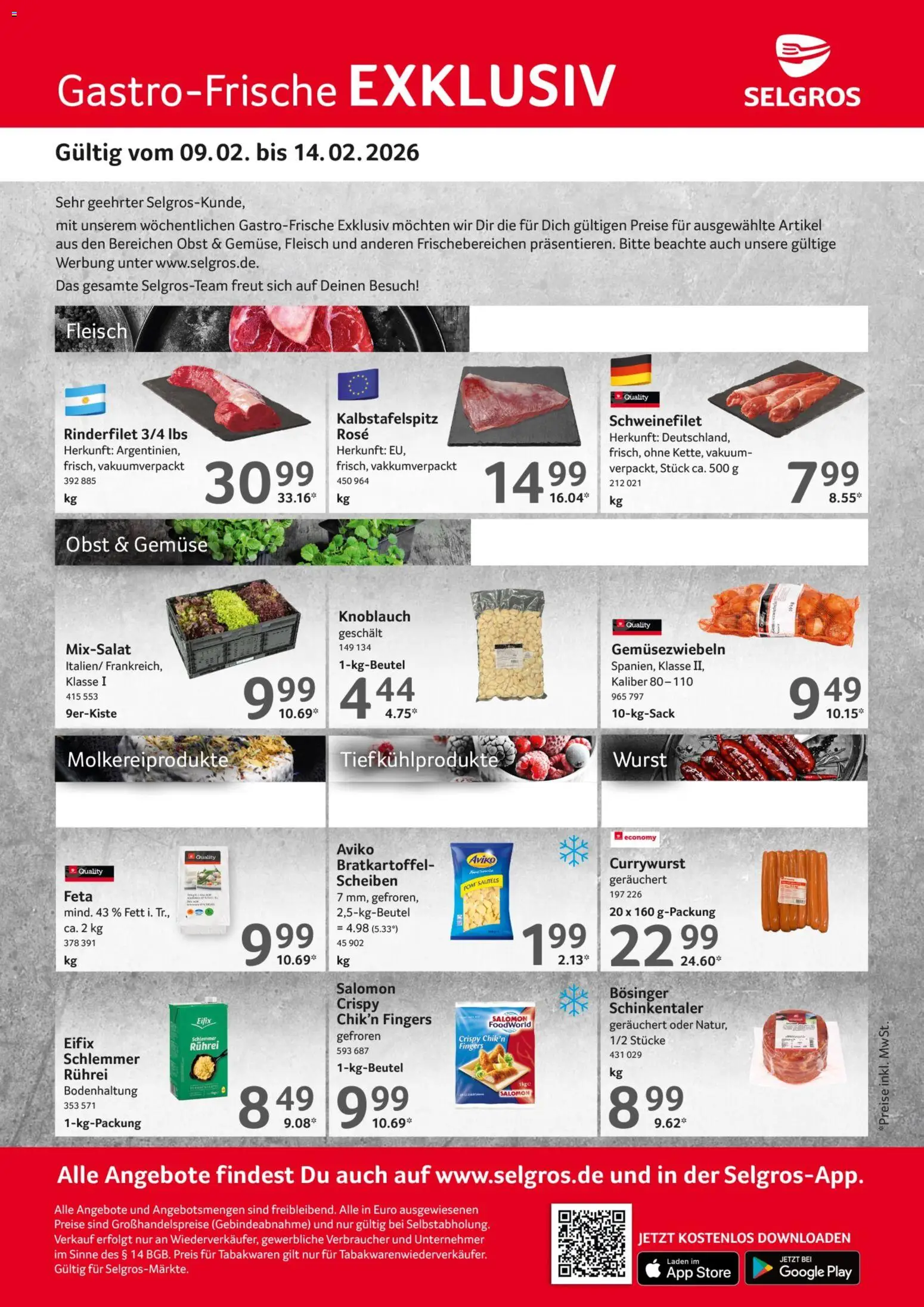 Vorschau von dem Prospekt des Geschäftes Selgros, gültig ab dem 09.02.2026