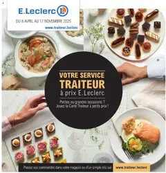Prévisualisation de Votre service traiteur du magasin E.Leclerc formulaire valide 08/04/2025
