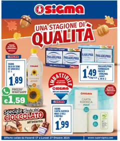 Anteprima dell'opuscolo Attuale volantino dal negozio SIGMA valido da 17/10/2025