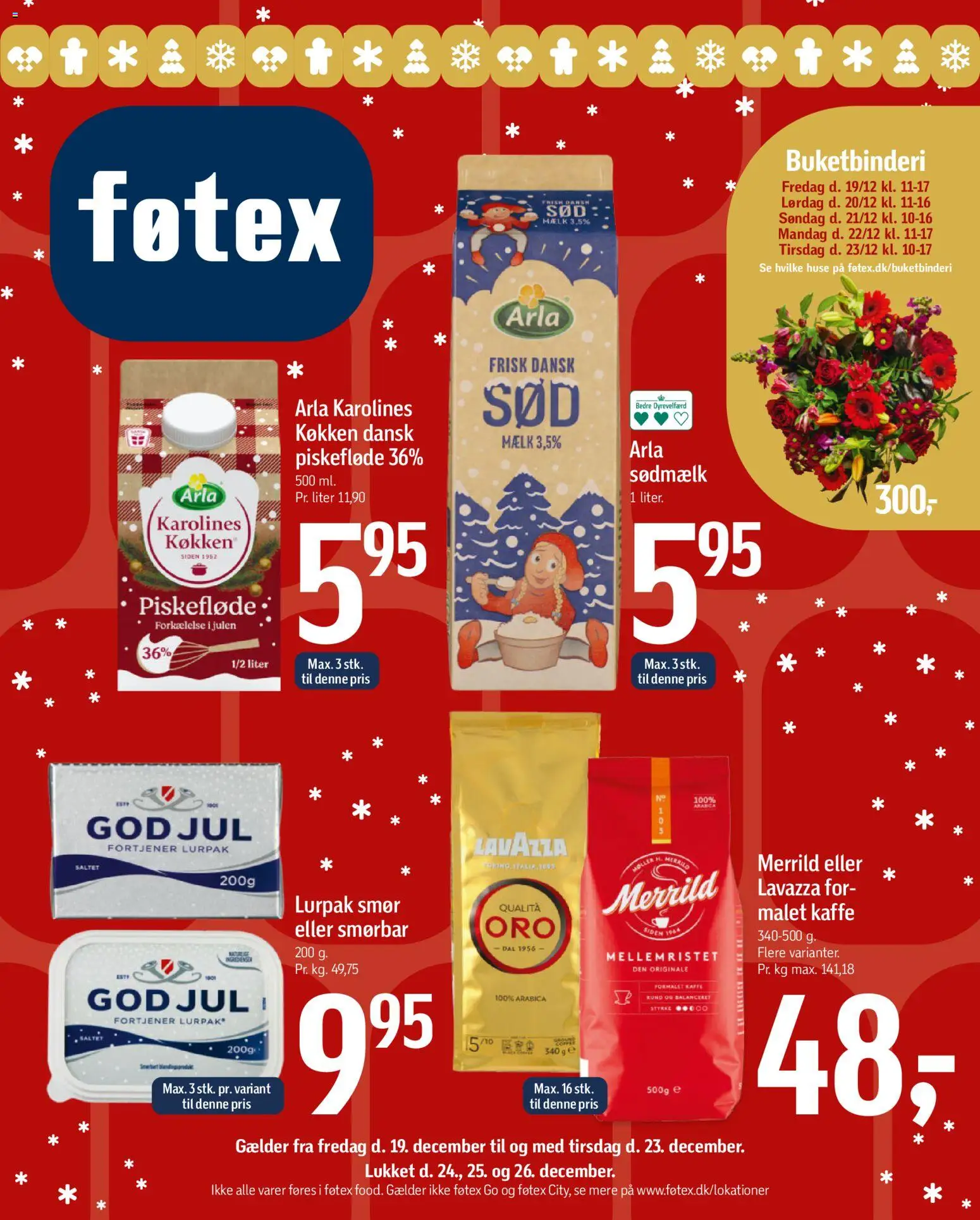 Eksempel på tilbudsavis Tilbudsavis fra butik Føtex gyldig fra 19/12/2025