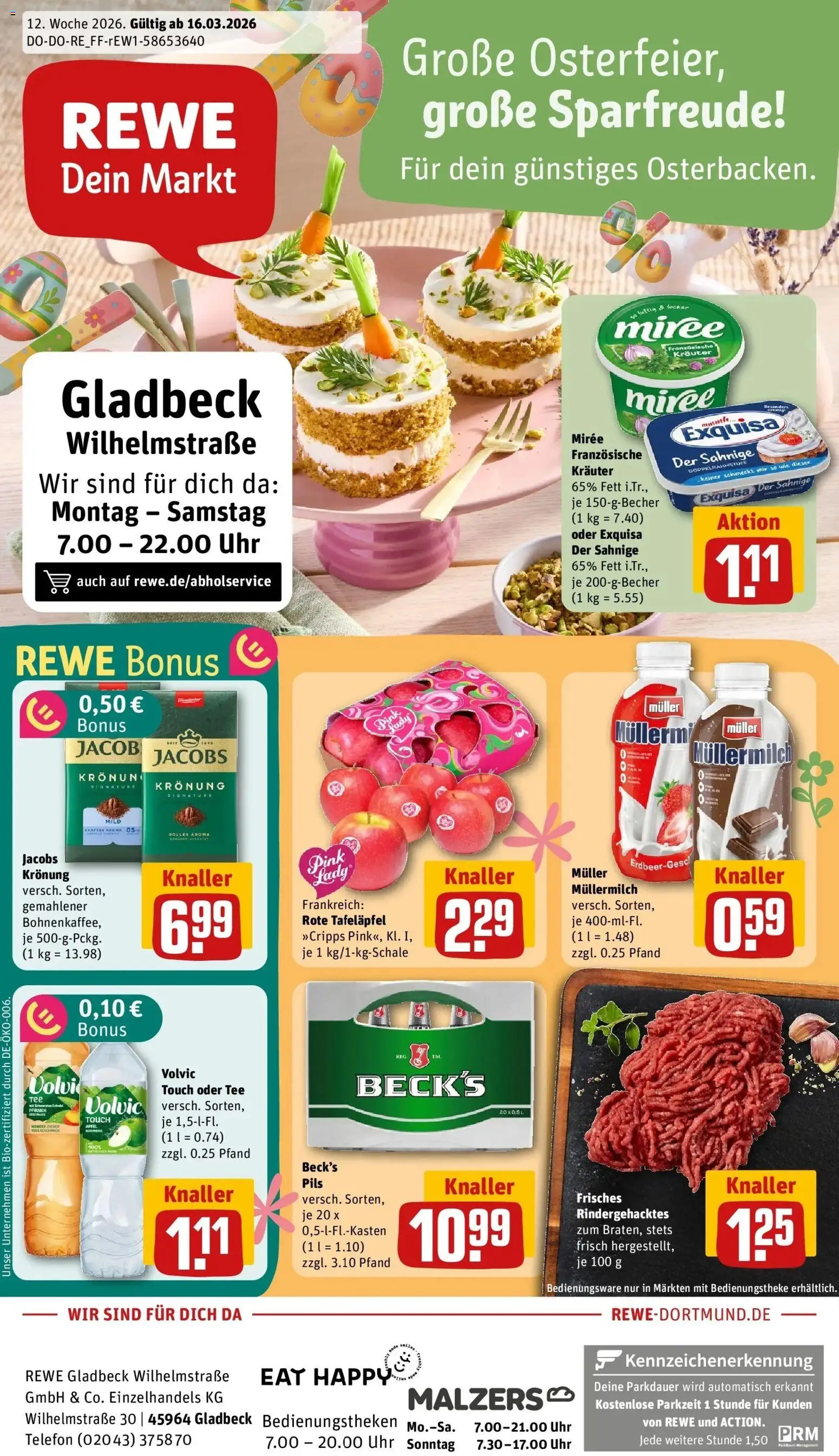 Vorschau von dem Prospekt des Geschäftes Rewe, gültig ab dem 15.03.2026