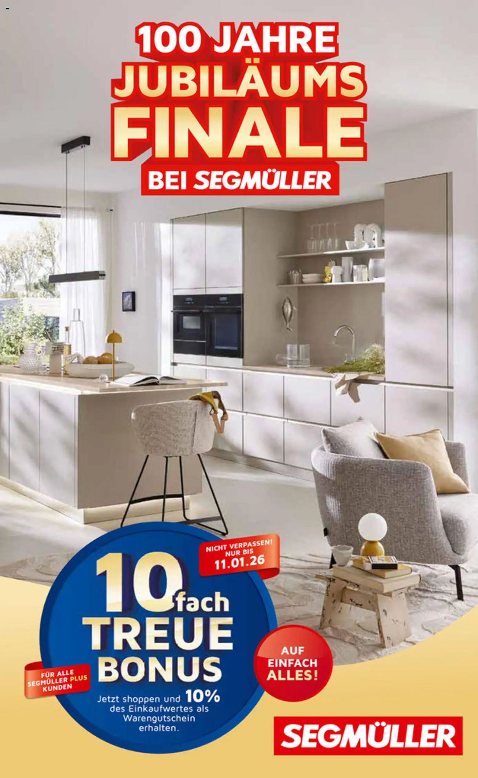 Vorschau von dem Prospekt des Geschäftes Segmüller, gültig ab dem 20.12.2025