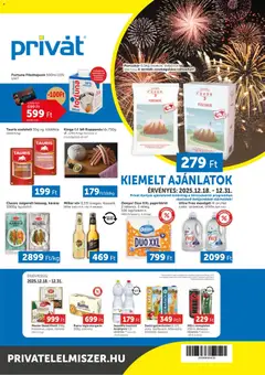 PRIVÁT - Akciós újság PRIVÁT megtekintése, amely érvényes 2025.12.18.-től