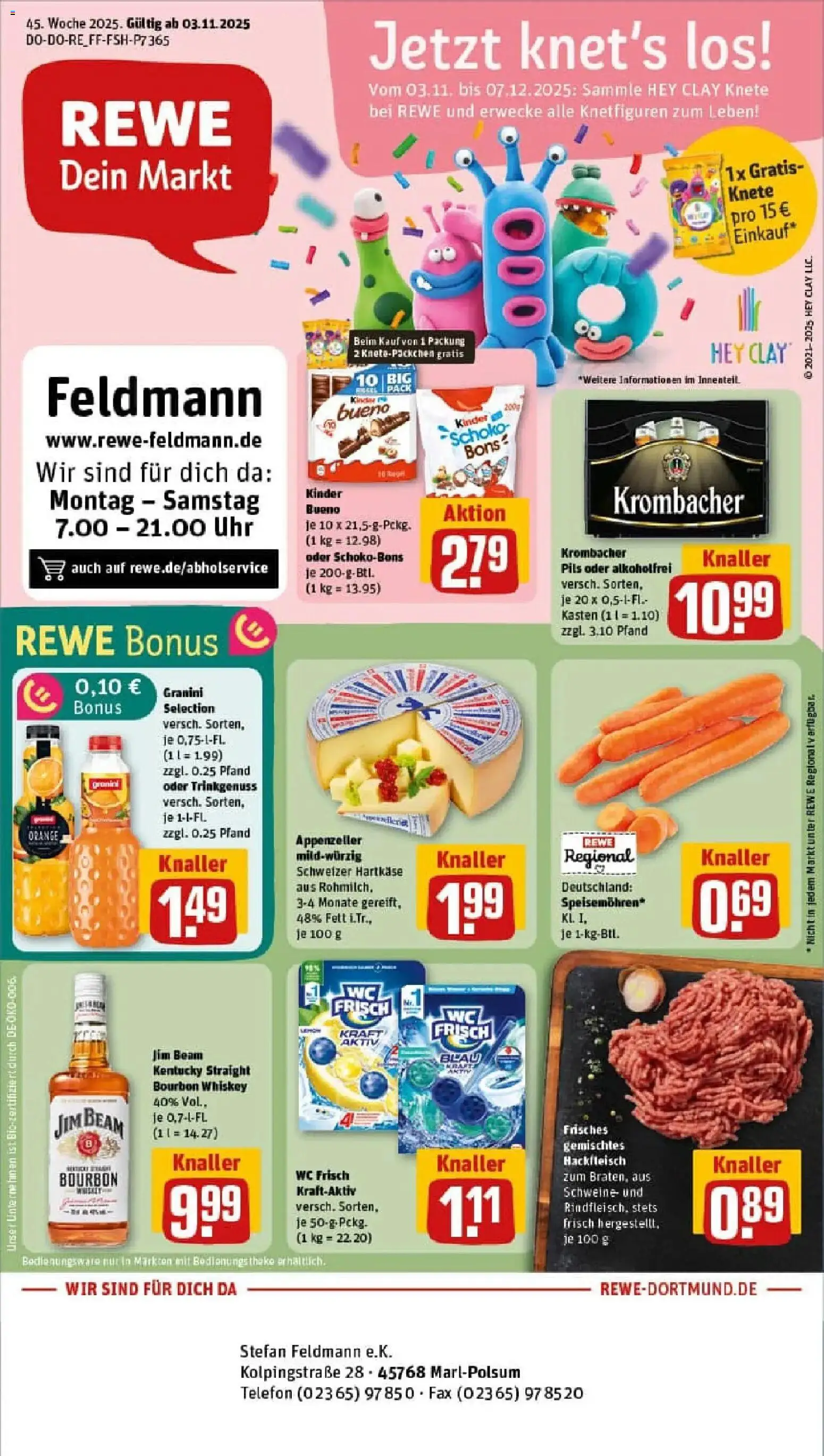 Vorschau von dem Prospekt des Geschäftes Rewe, gültig ab dem 02.11.2025