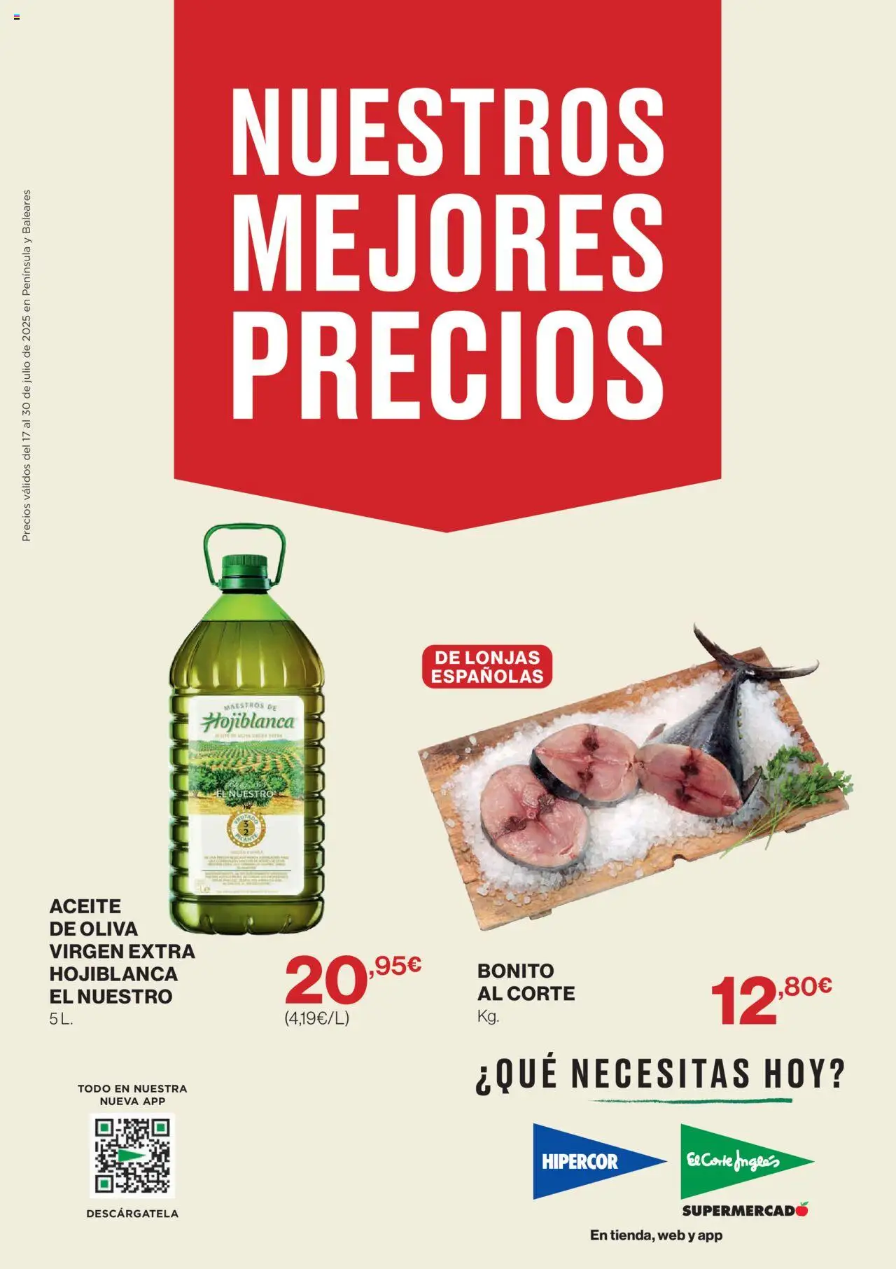 Hipercor Catálogo > 17/07 - 30/07/2025 > Ofertas