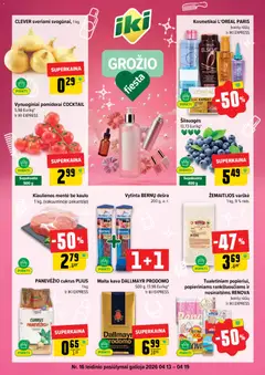 IKI parduotuvės leidinio IKI leidinys galiojančio nuo 2026.04.13 peržiūra