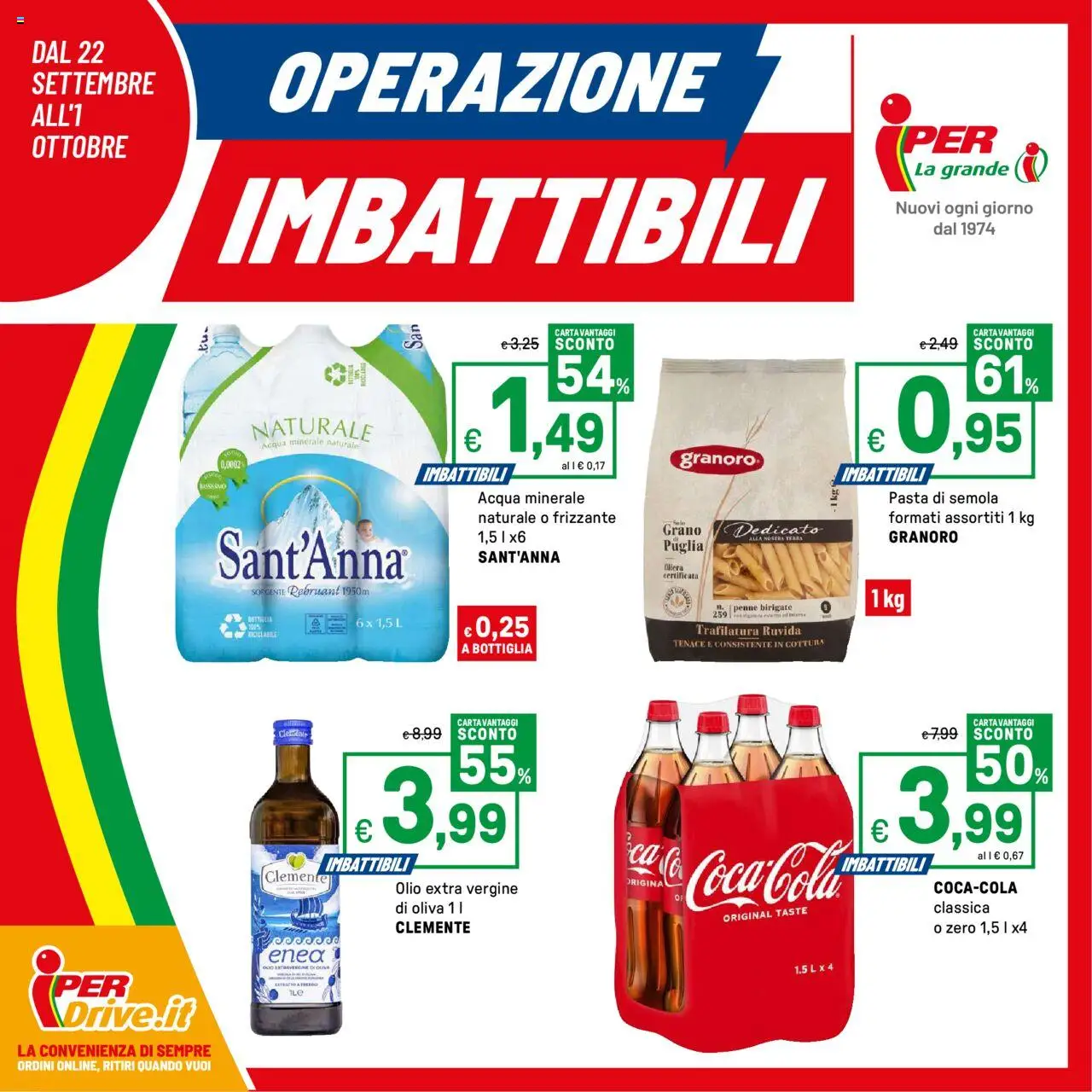 Volantino Iper valido da 22/09/2025 numero di pagina 1