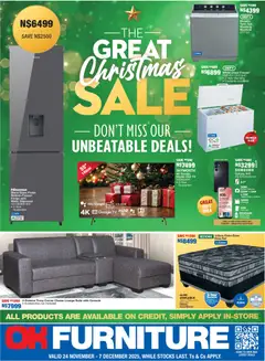 Preview of OK Furniture flyer valid from 24/11/2025