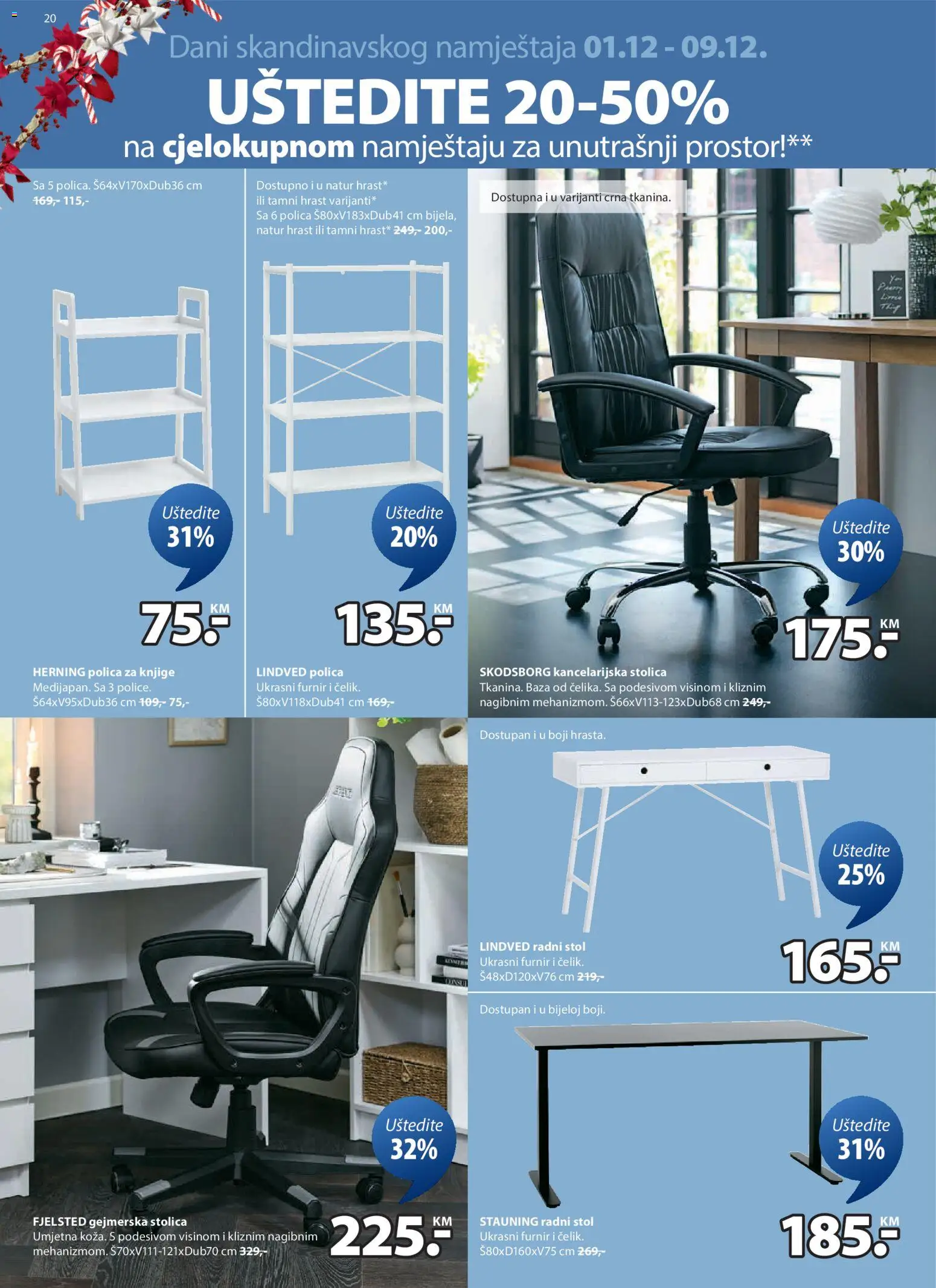 Pregled letka Katalog trgovine JYSK vrijedi od 2025.12.01