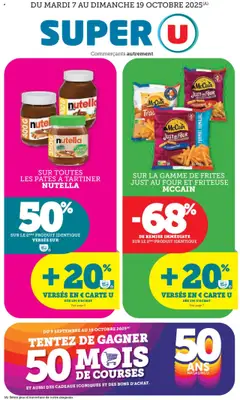Prévisualisation de Catalogue du magasin Super U formulaire valide 07/10/2025