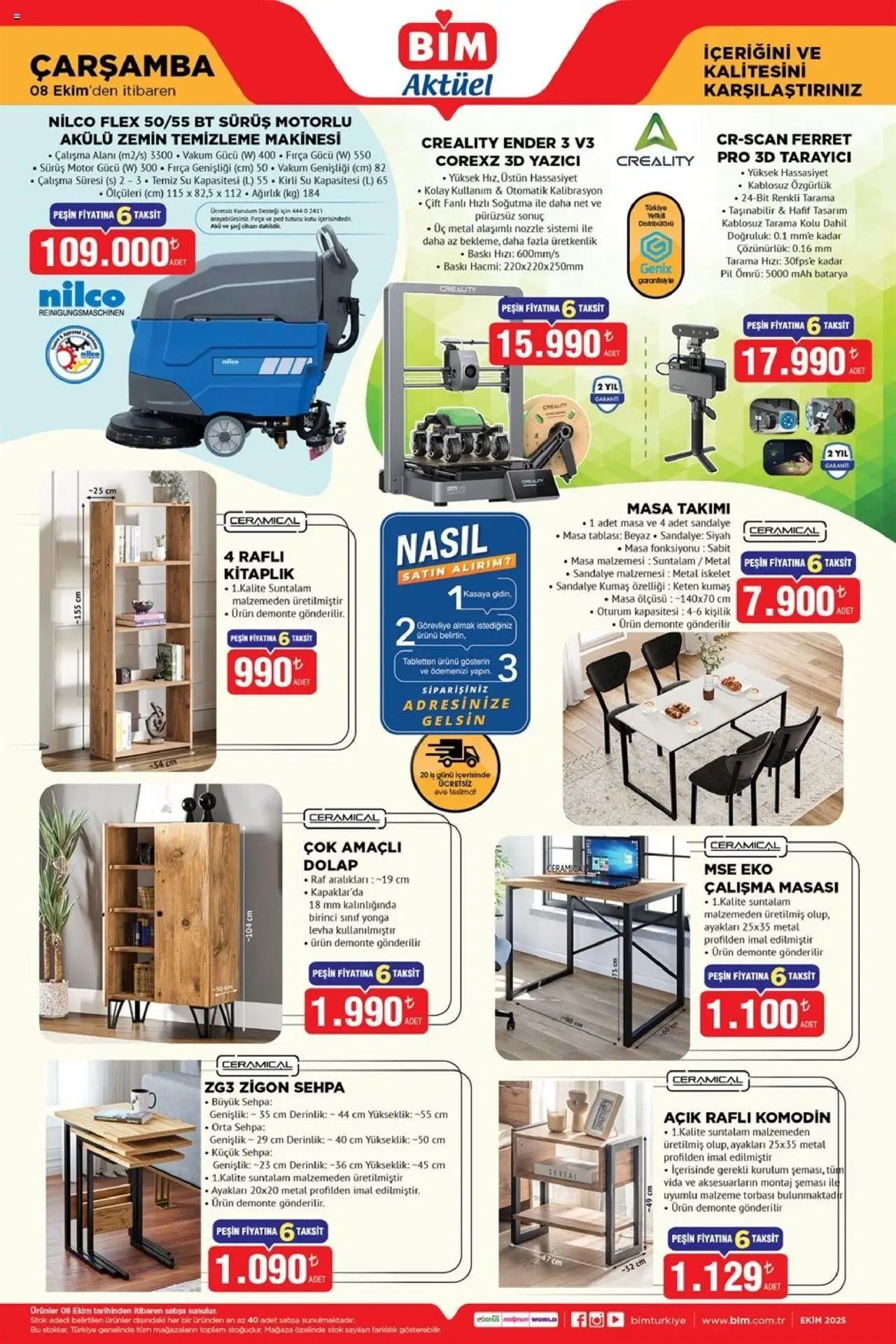 BİM Katalog bu hafta (08 Ekim 2025) - Aktüel Broşür - Sayfa numarası 1
