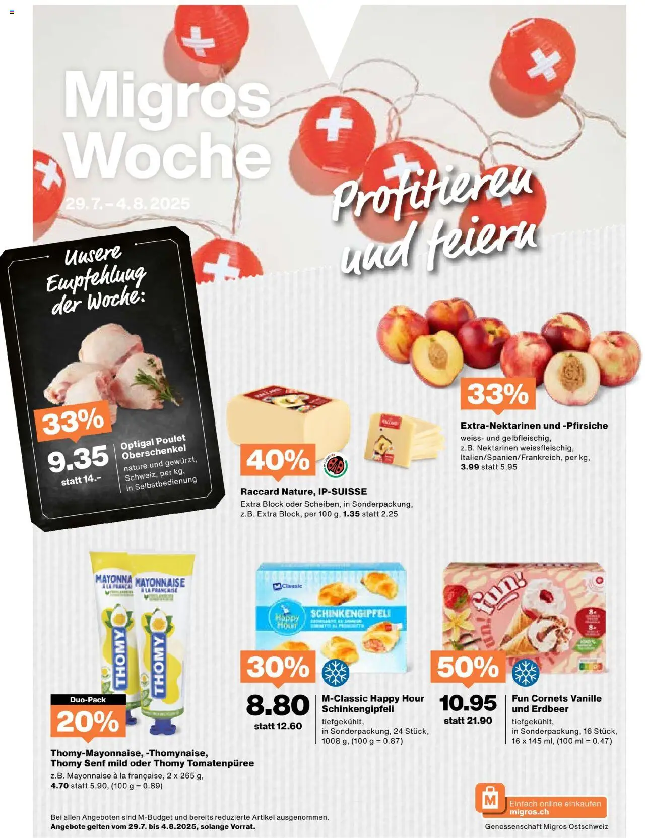 Migros Aktionen ab 29.07.2025 - Seitennummer 1