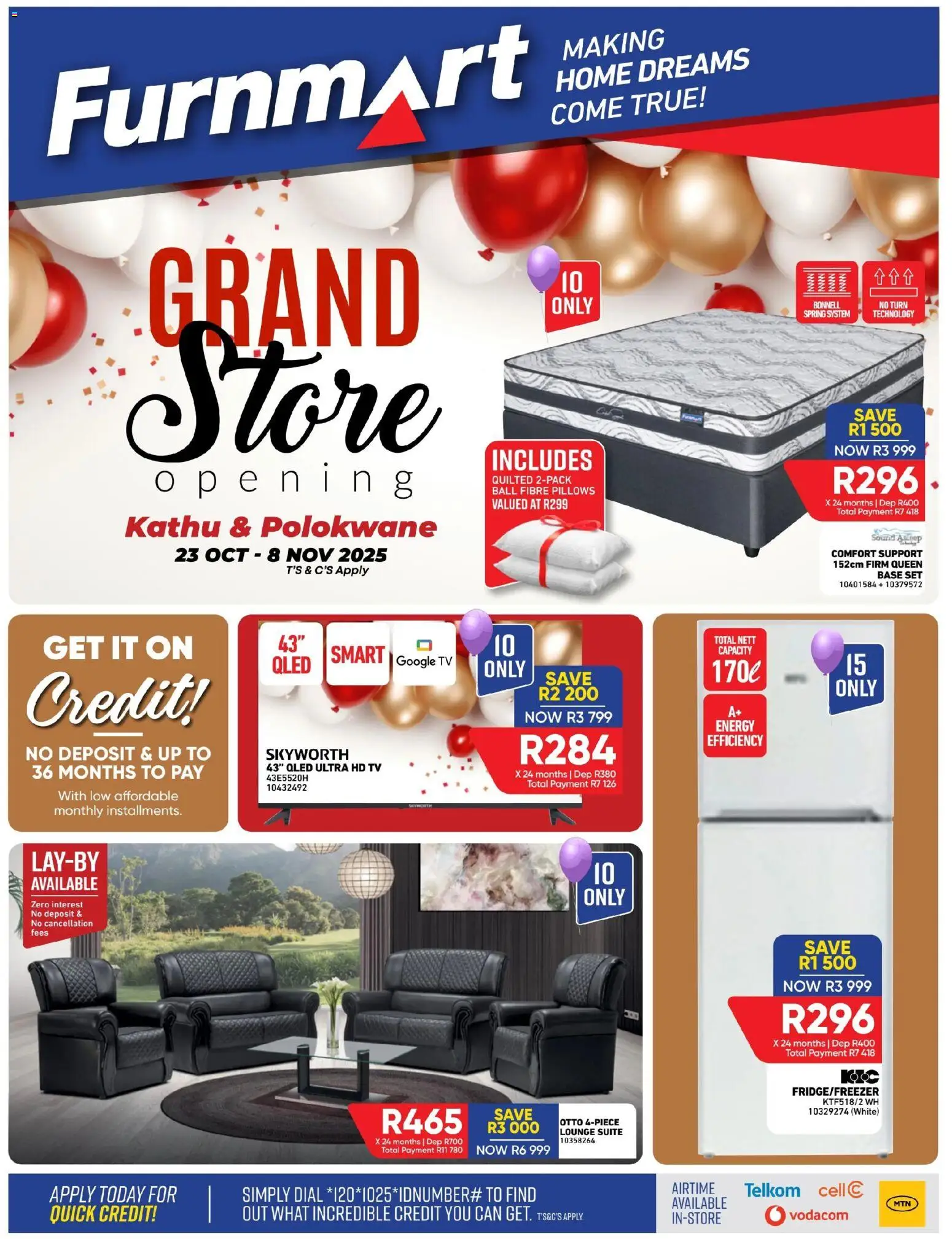 Furnmart Store Grand Opening from 23/10 - 08/11/2025 > Promotions