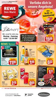 Vorschau von dem Prospekt des Geschäftes Rewe, gültig ab dem 09.02.2026