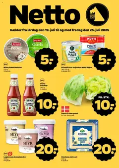Eksempel på tilbudsavis Tilbudsavis fra butik Netto gyldig fra 19/07/2025