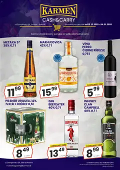 Náhľad KARMEN CBA letáku platného od 15.12.2025