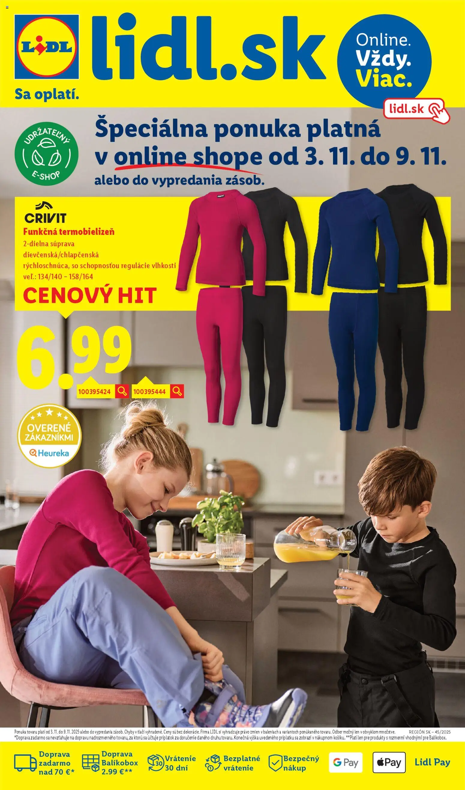 Náhľad Lidl letáku platného od 02.11.2025