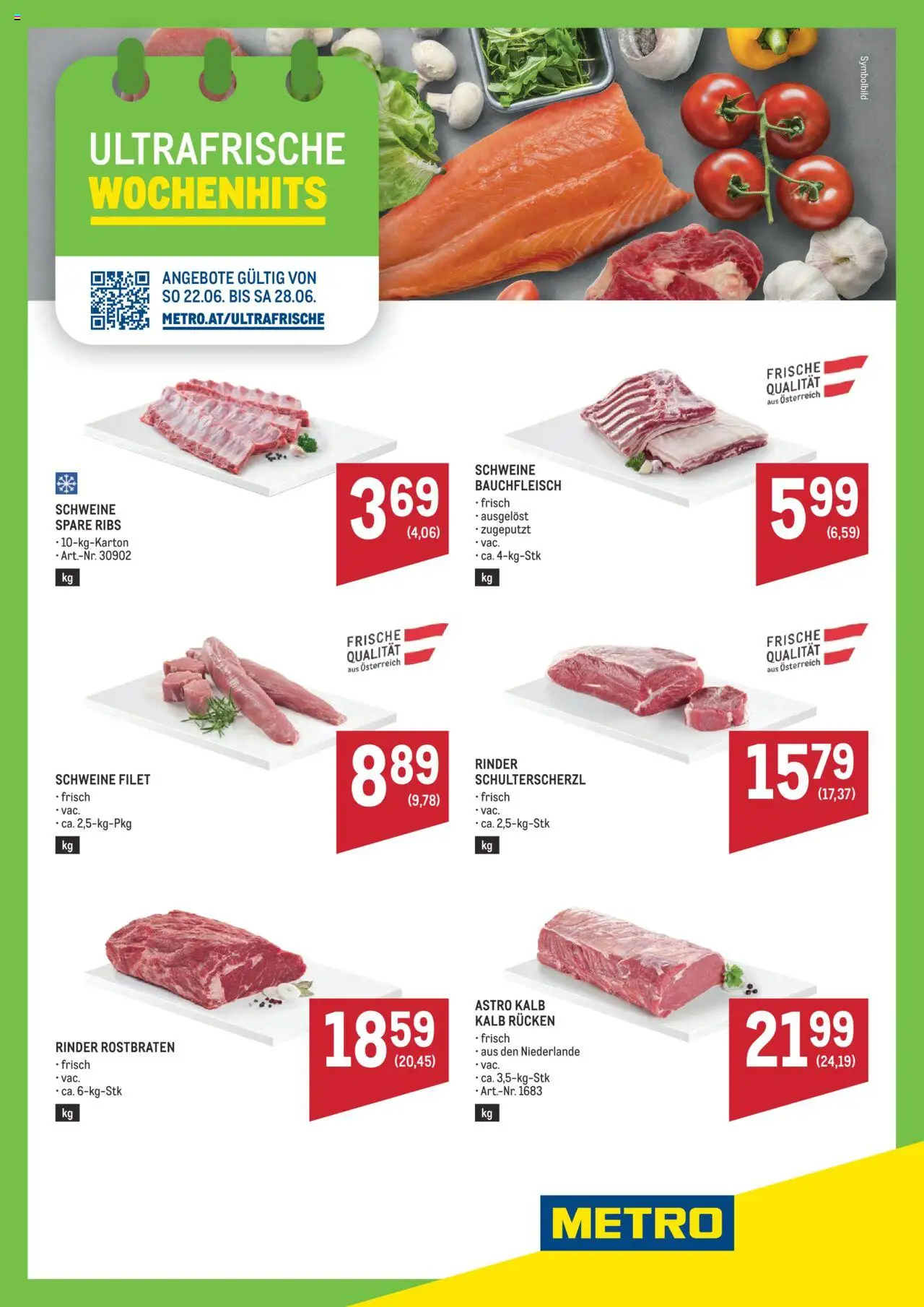  Metro Angebote Wochenhits ab (22.06.2025 - 28.06.2025) - Seite 1