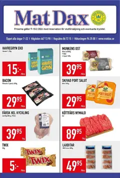 Förhandsgranska reklamblad Aktuella reklamblad Matdax från butik Matdax gäller från 09/02/2026