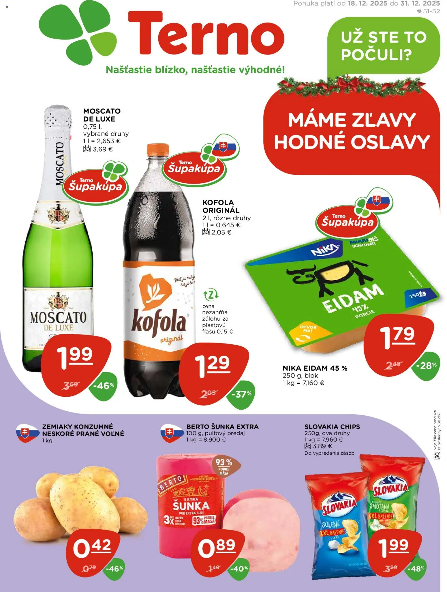 Náhľad Terno letáku platného od 18.12.2025