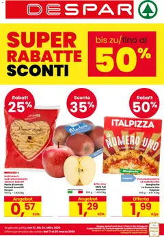 Anteprima dell'opuscolo Despar volantino Bolzano dal negozio Despar valido da 17/03/2026
