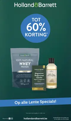 Prévisualisation de Holland & Barrett Folder / Publicité du magasin Holland & Barrett formulaire valide 27/04/2026