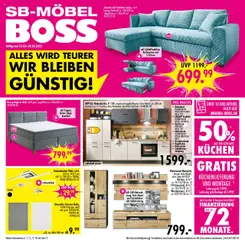 SB Möbel Boss Prospekt (24.03.2025) Angebote nächste Woche