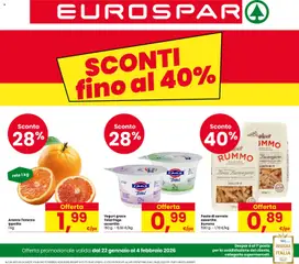 Anteprima dell'opuscolo Attuale volantino dal negozio Eurospar valido da 22/01/2026