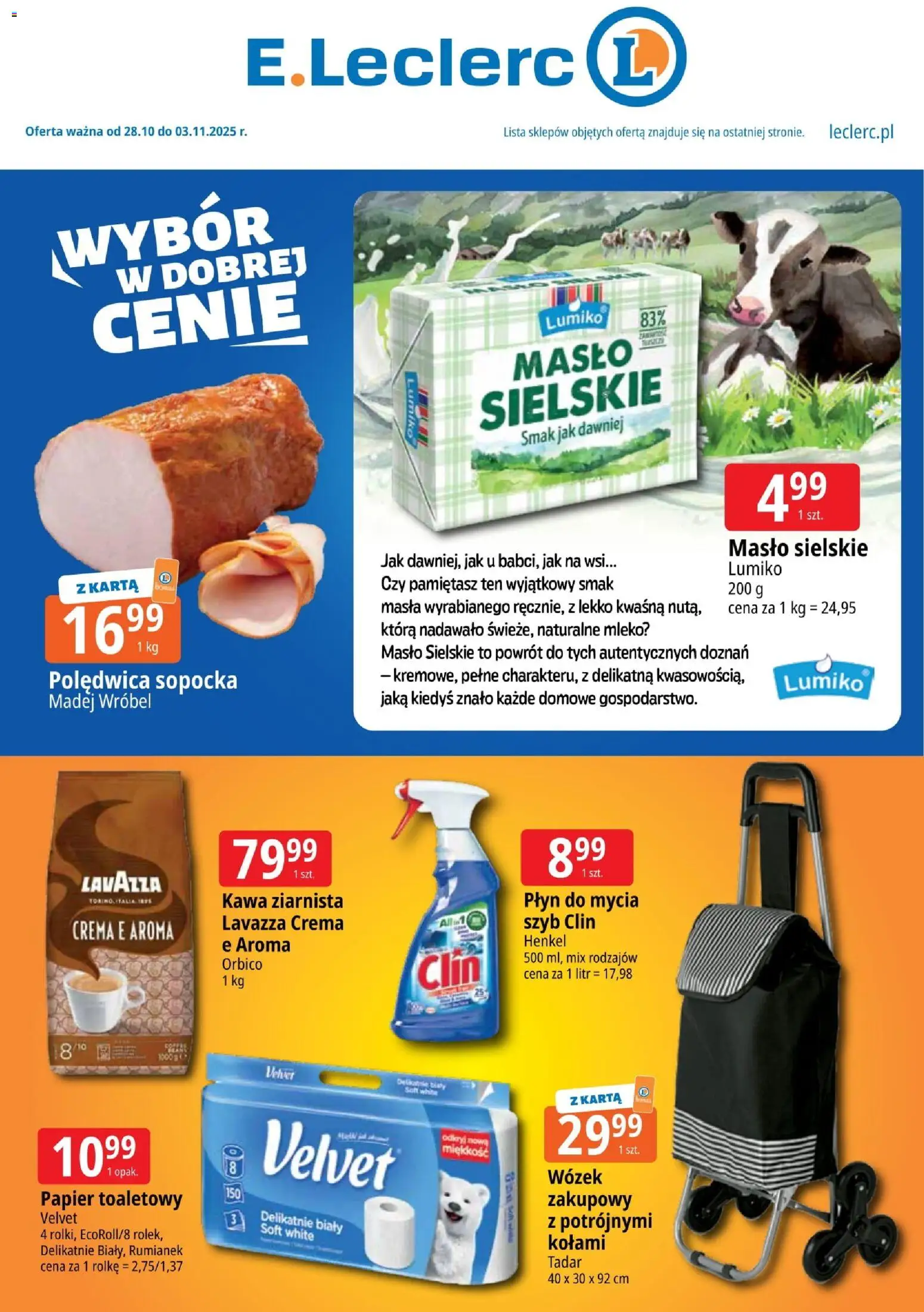 E.Leclerc Zielona Góra od 28.10.2025 - Nowa Gazetka - Numer strony 1