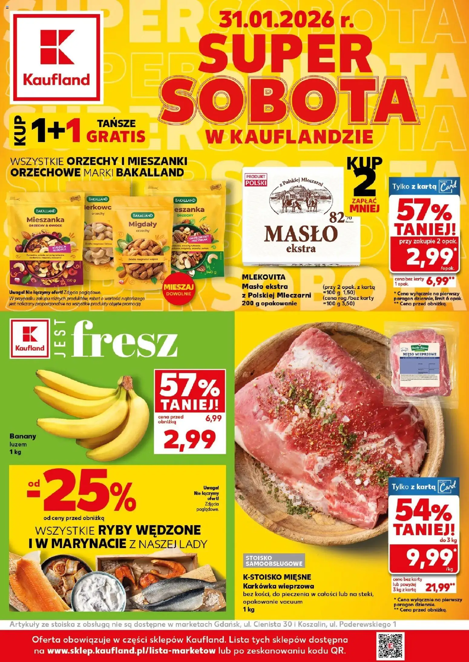 Pogląd gazetki "Super Sobota" ze sklepu Kaufland ważnej od 31.01.2026
