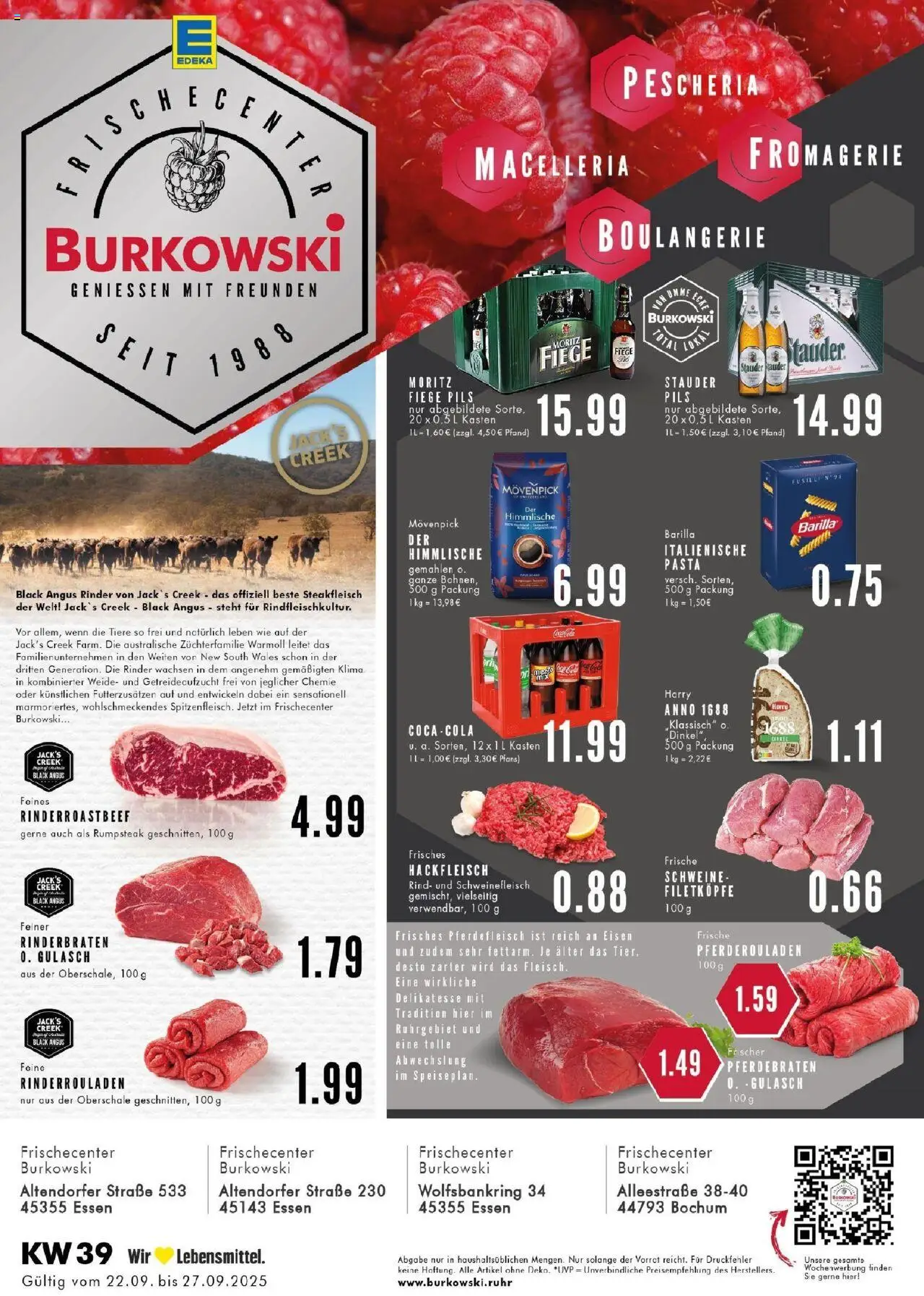 EDEKA Prospekt ab 21.09.2025 - Prospekt Bochum Online