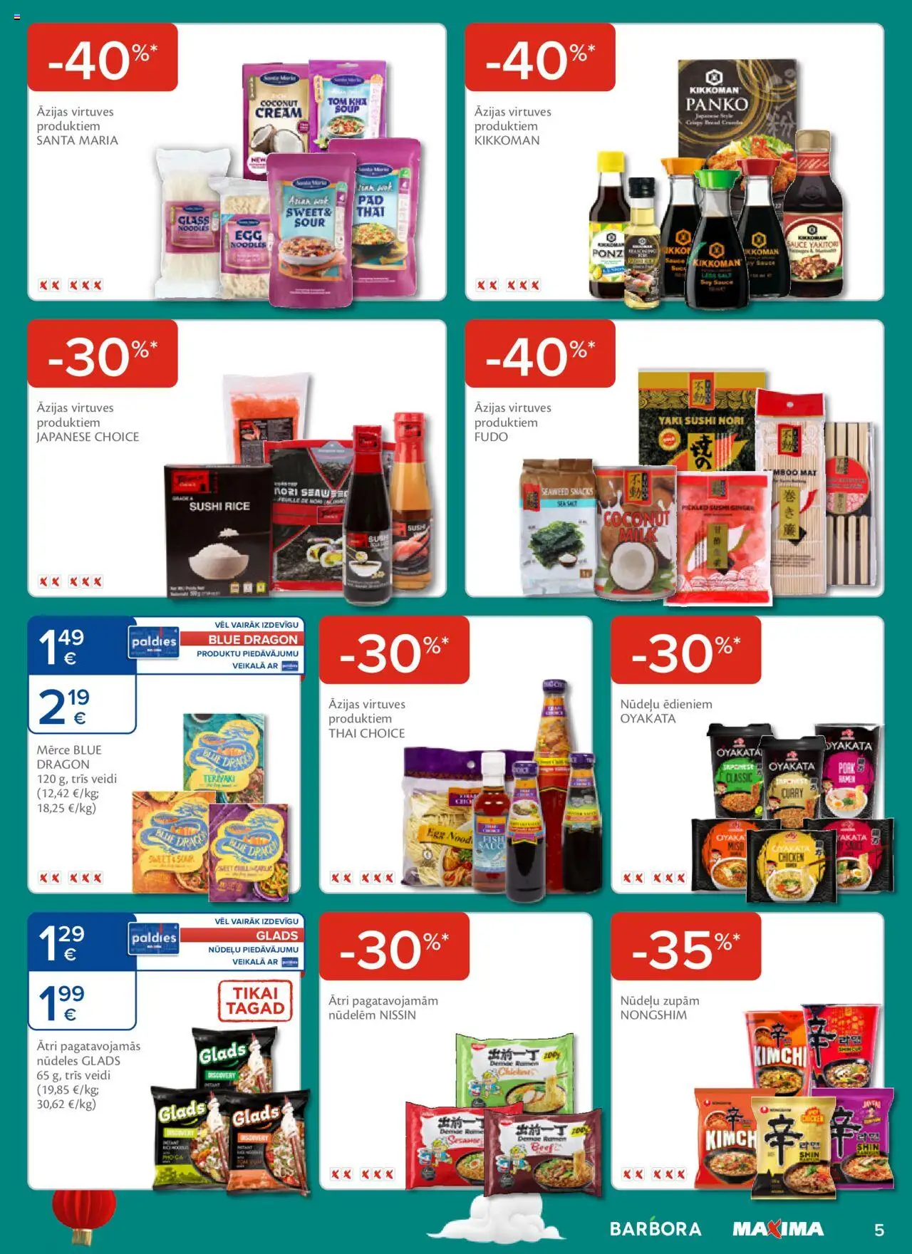 Skatīt Maxima akciju bukletu, derīgs no 2025.09.23